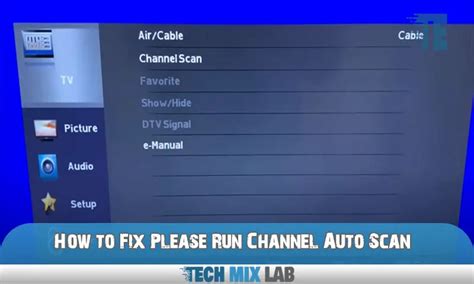 how do you set up rogers run chanel scan|auto scan channel settings.